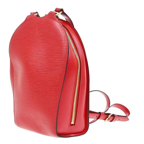 LOUIS VUITTON LV Mabion Backpack Bag Epi Leather Red France M52237 85EF384 - Picture 2 of 16